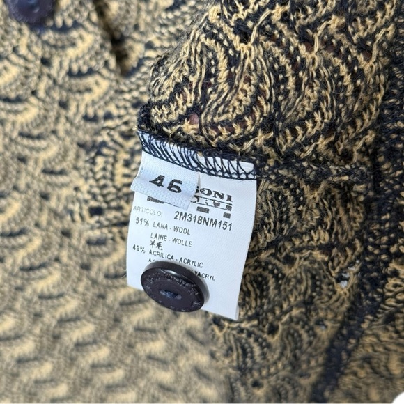 Missoni Sport Cardigan Sweater Size 46 = Medium Wool Acrylic Vintage 90s Y2K - Picture 7 of 9